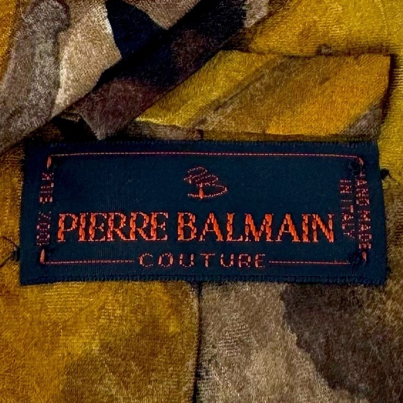Pierre Balmain 100% Silk Tie - Made in Italy - Picture 6 of 7